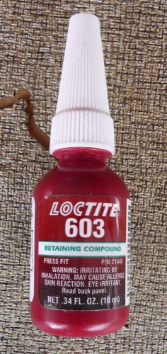 Loctite 609 Medium Strength Retaining Compound, 10 mL Bottle, Green