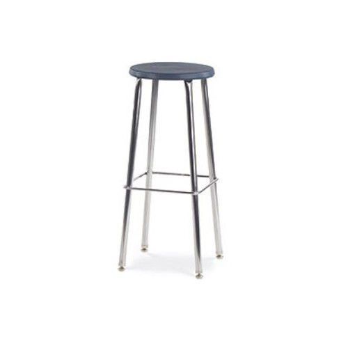 Virco Height Adjustable Stool with Footrest 17 3/4&#034; W x 17 3/4&#034; D x 30&#034; H