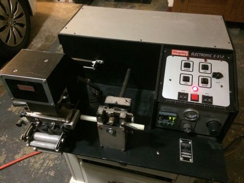 Kingsley Machine Electronic E-312. Hot Foil Stamping Machine.
