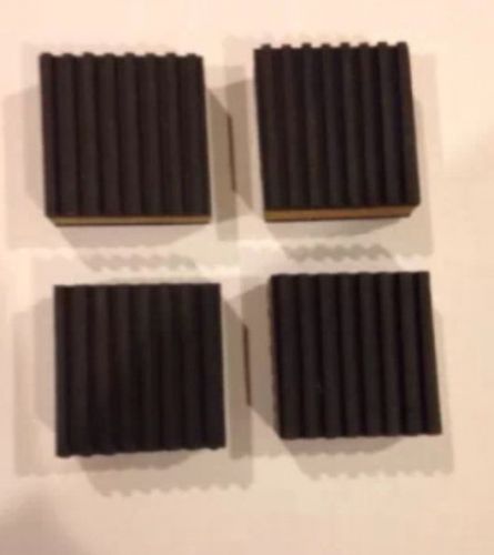 4 pack Anti Vibration isolation pad rubber//cork 2x2x7//8 HVAC Machinery  MP2C
