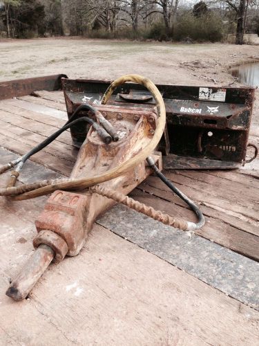 Bobcat skid steer attachment jackhammer ram breaker hydraulic buster excavator