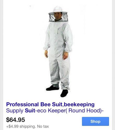 Professional Bee Suit, Beekeeping Supply Suit-Eco Keeper Round hood X Large XL