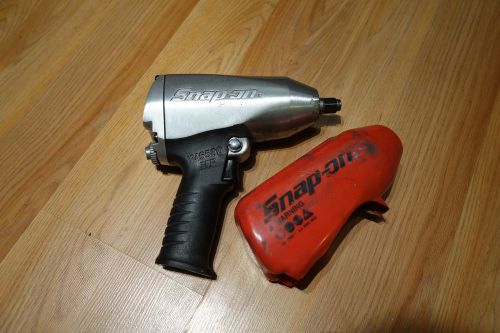 SNAP ON IM6500HP IMPACT GUN WRENCH USED NEEDS REPAIR WITH COVER 1/2 IN DRIVE