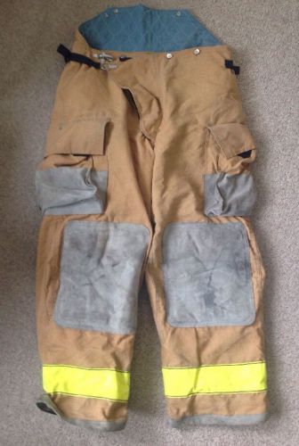 GLOBE FirePants 42x30 Pants Tan NY Firefighter Turnout Bunker Gear Department