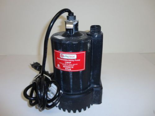 Utilitech Submersible Pump 1/6 HP, #0309016