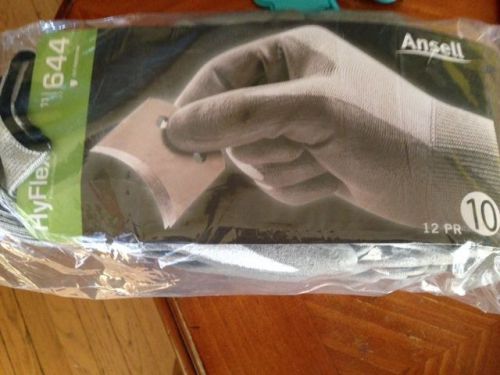Ansell Hyflex Cut Protection Gloves - Size 10 - Model 11-644-10 -12/pk