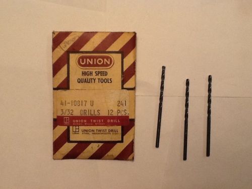 Vintage Union Twist Drill 3/32