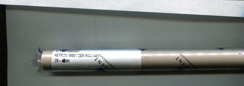 Peek rod 3/4&#034; dia. x 6-3/16&#034; long *factory label! (.754&#034; dia x 6.180&#034; lg) *nice! for sale