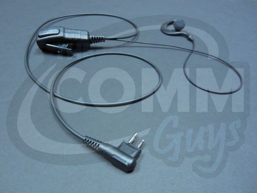 Ear hook headset motorola cp200 cls rdx rdu ear piece ear phone mic 2 pin radio for sale