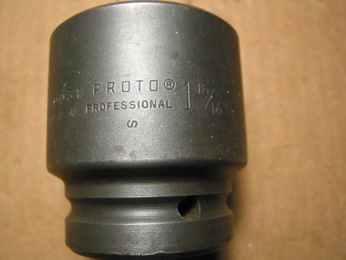 PROTO---10031 Impact Socket---1 inch drive---6 point---1-15/16 inch---USA MADE