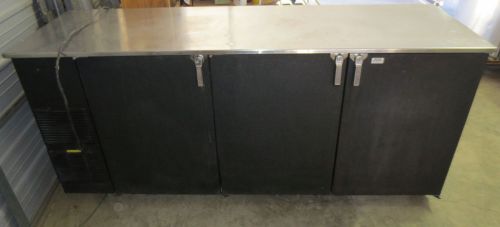 Glastender BB84 3 Door Back Bar Beer Cooler Refrigerator
