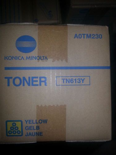 Genuine Konica Minolta TN-613Y TN613Y Yellow Toner NIB