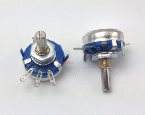 5pcs 1k ohm  wh5-1a rotary linear taper potentiometer carbon composition for sale