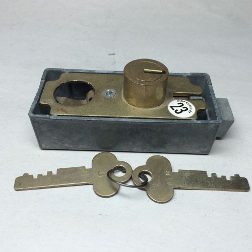 Ilco Unican Series 570000 Safe Deposit Lock 2 working keys - Locksmith