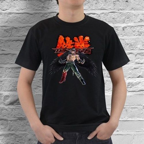 New Devil Jin tekken 6 Mens Black T-Shirt Size S, M, L, XL, XXL, XXXL