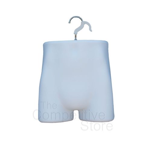 White Male Trunk Mannequin Hanging Form  Display S-M Sizes