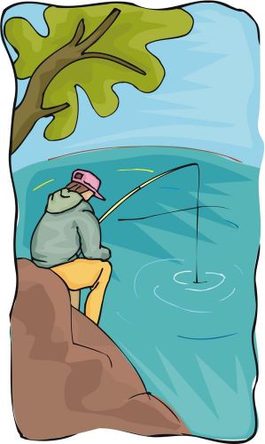30 Personalized Return Address Fishing Fish Buy 3 get 1 free (ff41)