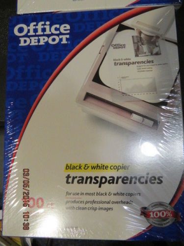 Transparencies, black &amp; white copier Office Depot