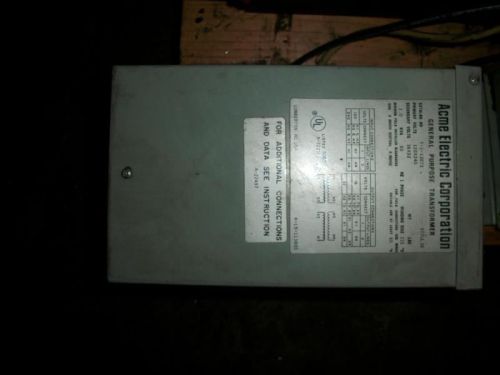 Acme electric general purpose transformer type se for sale