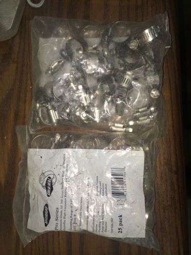 Murray Gold Seal Size 8 Stainless Steel Hose Clamps 50pcs