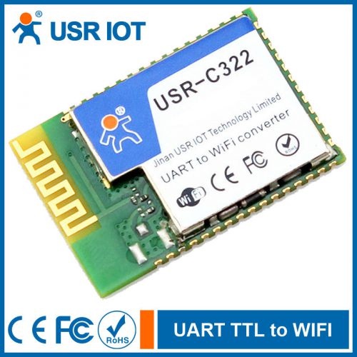 [usr-c322] low power wifi module, wifi to uart serial module, tiny size, usrlink for sale