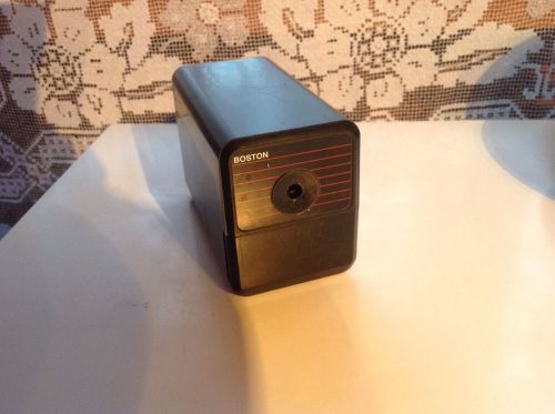 Boston Electric Pencil Sharpener, Model 18, Black and Red