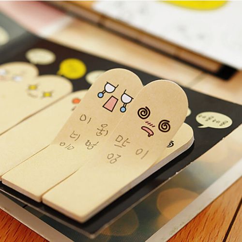 Gift 200 Pages Ten Fingers Sticker Post-It Bookmark Flags Memo Sticky Notes pads