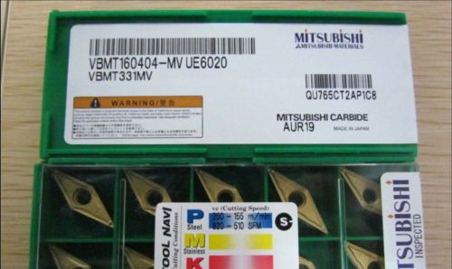 NEW in box MITSUBISHI VBMT160404-MV UE6020 VBMT331MV   Carbide Inserts 10PCS/Box
