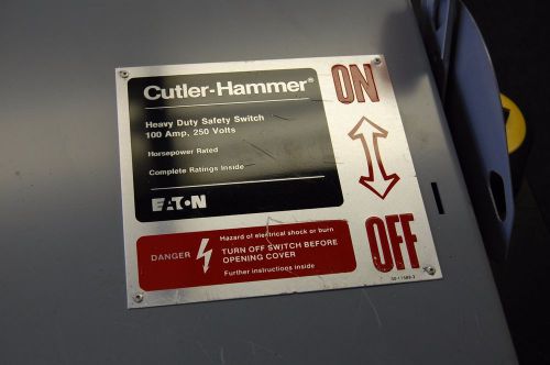 Cutler Hammer H. Duty Safety Swithch  DH323FGK