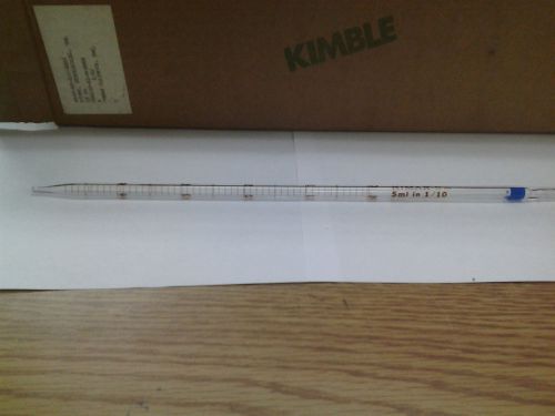 5ml serological pipettes Box of 18 Kimble Kimax 37033