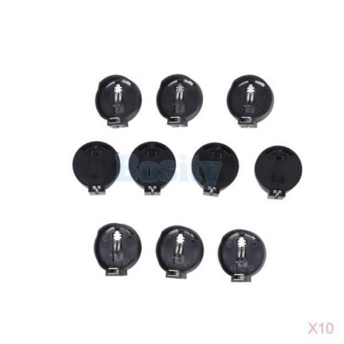 100pcs cr2025 cr2032 button coin cell battery socket holder cases connector for sale