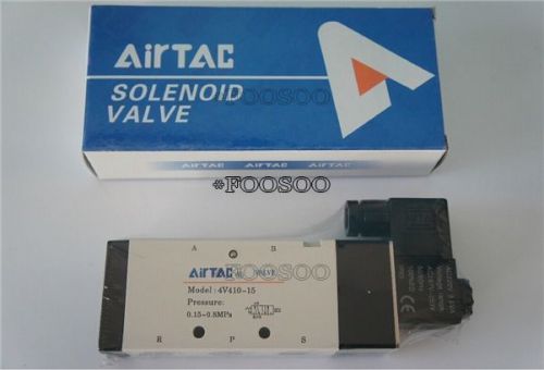 AIRTAC 4V410-15 (4V41015) 220VAC Solenoid Valve New In Box
