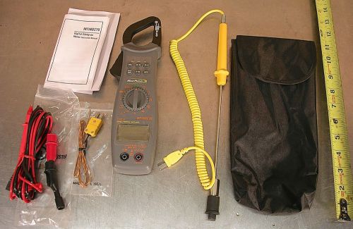BLUE-POINT TOOLS MODEL MTIND270, AC CLAMP METER W/LEADS, 2 THERMOCOUPLES &amp; CASE