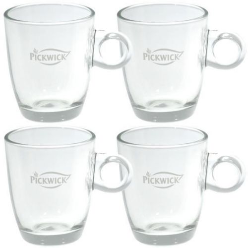 Pickwick Tea Glass Cup, Small, 200 ml, Pack of 4
