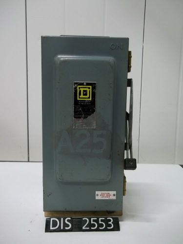 Square D 600 Volt 60 Amp Fused Disconnect (DIS2553)