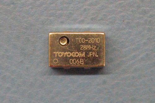 24 x TOYOCOM TCO-2010 28MHz  CLOCK, 28.000 MHz , SMT VCXO  NEW
