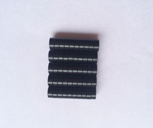 50pcs Neodymium magnets disc N35 5mm x 2mm BLACK Epoxy fridge craft 5x2