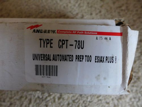 Andrew universal coax prep tool TYPE CPT-78U EASIAX PLUS