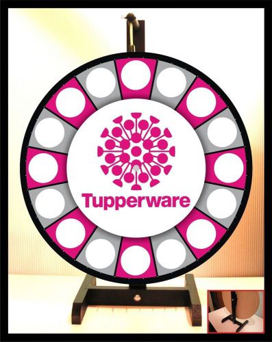 Prize Wheel 18&#034; Spinning Tabletop Portable Tupperware