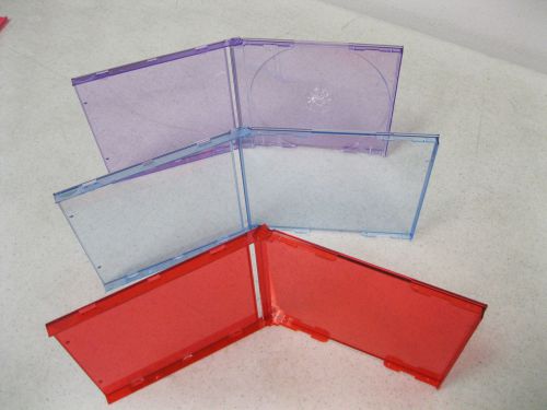 NEW Multi Colored CD Jewel Cases (Box of 200)