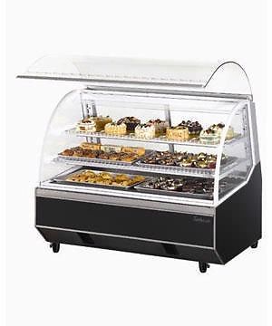 Turbo air 18.7 cu.ft curved glass dry bakery display case tb-5 for sale