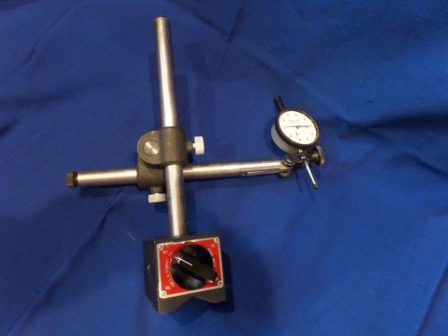 Starrett 659 magnetic base indicator holder &amp; indicator for sale