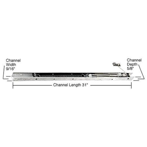 Crl 31&#034; window channel balance - 3010 or 30-1 measures 5/8&#034; (16 mm) depth for sale