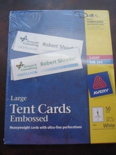 Large Tent Cards Embossed (NEW)
