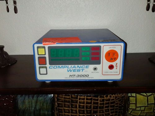 Compliance west ht-3000 ac/dc dielectric withstand tester for sale