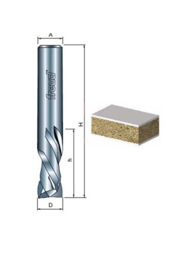 Freud 77-202 1/4-Inch Double Compression Router Bit 7/8&#034; Cutting Length New