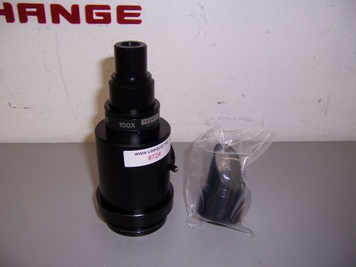 8724 MITUTOYO 100X OPTICAL COMPARATOR LENS FOR PH 3500 COMPARATOR