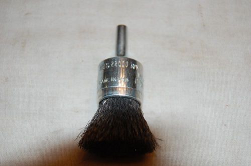 USA made 3/4&#034; Crimped Wire Brush .006 1/4&#034; Shank 22,000 RPM&#039;s