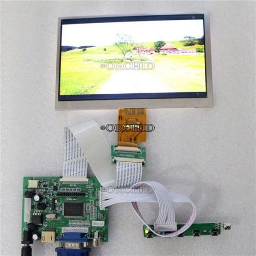 HDMI+VGA+2AV+Rear View Monitors+7inch 1024*600 AT070TNA2 IPS LCD Display