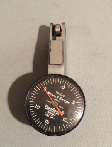 Brown &amp; Sharpe BesTest Dial Test Indicator 7030-5 - Used - Missing Piece